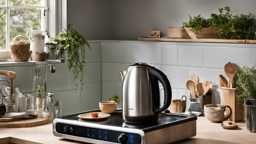 kettles use a lot of electricity while boiling water.