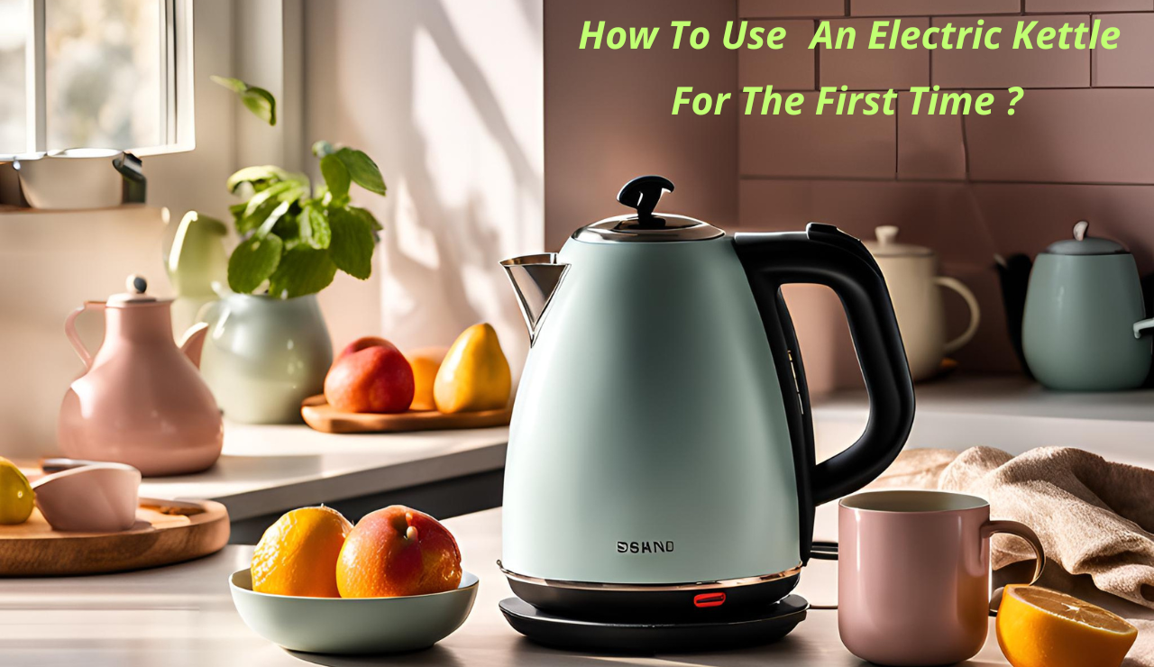 Use an electric kettle for the first time.